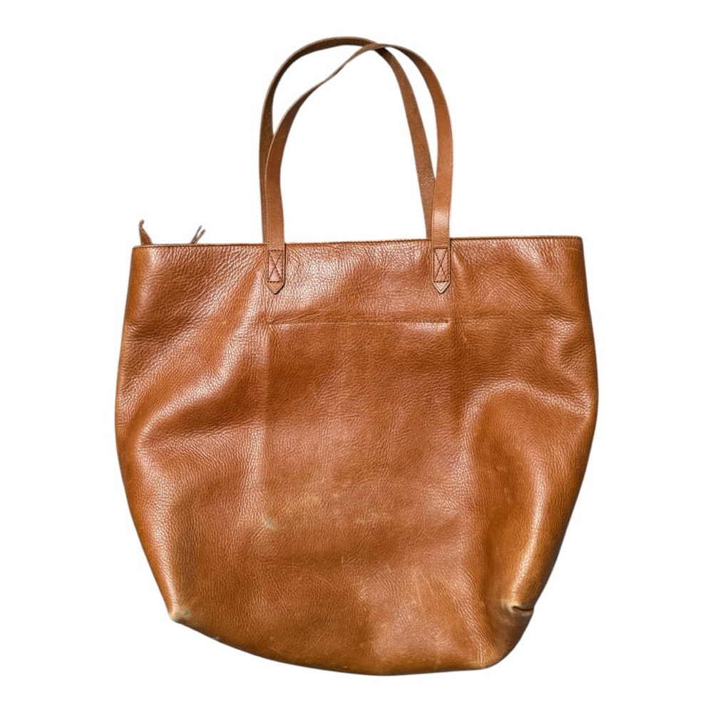 Madewell Transport Tote – English Saddle Brown – Zippered Version - Picture 2 of 8